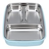 Thermal Insulation Bento Lunch Box 3 Grids Leakproof 304 Stainless