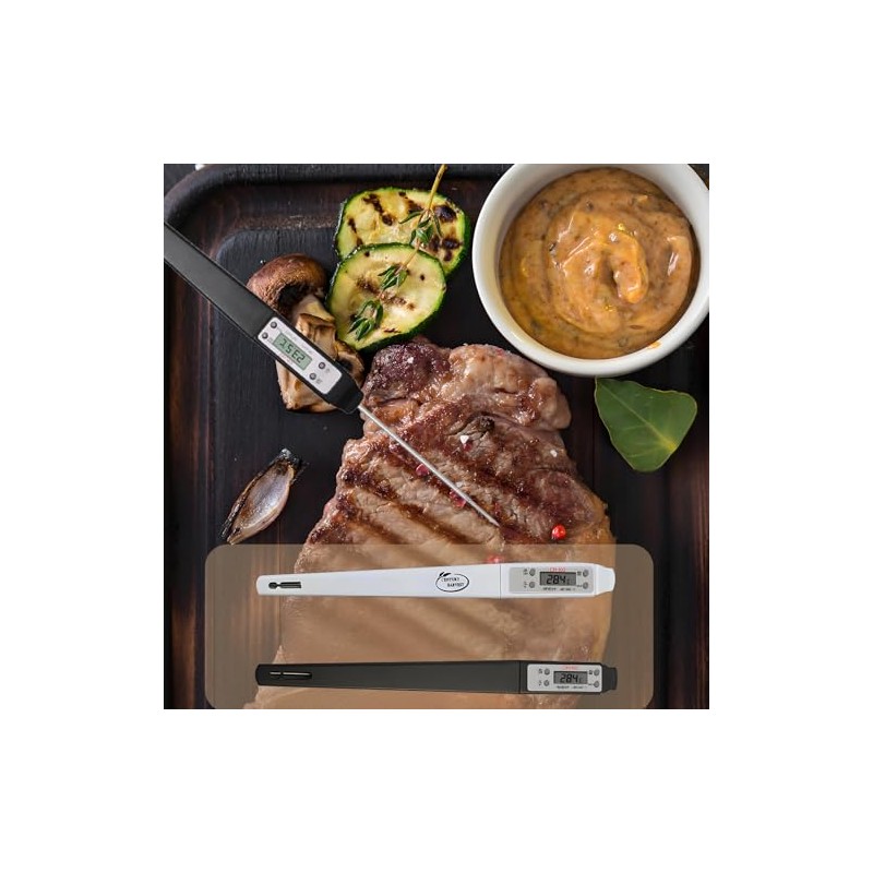 Termómetro digital para carne, termómetro digital para alimentos de lectura