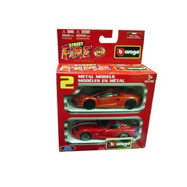 BBurago 18-30002 - Street Fire 1:43 Geschenkset 2er (sortiert)