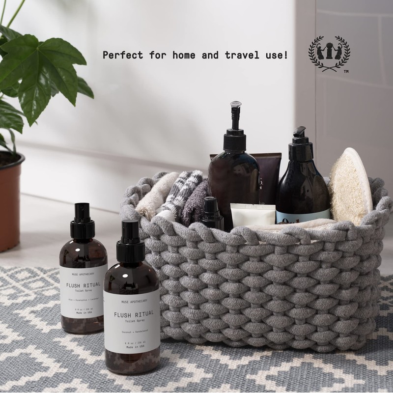 Muse Apothecary Flush Ritual - Aromatic & Refreshing Toilet Spray,