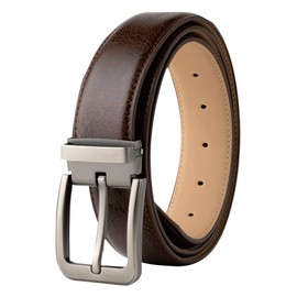 GRADE Men's Business Belt, Genuine Leather, 47.2 inches (120 cm), Casual, Adjustable Buckle, Adjustable Belt Length, dark brown 2