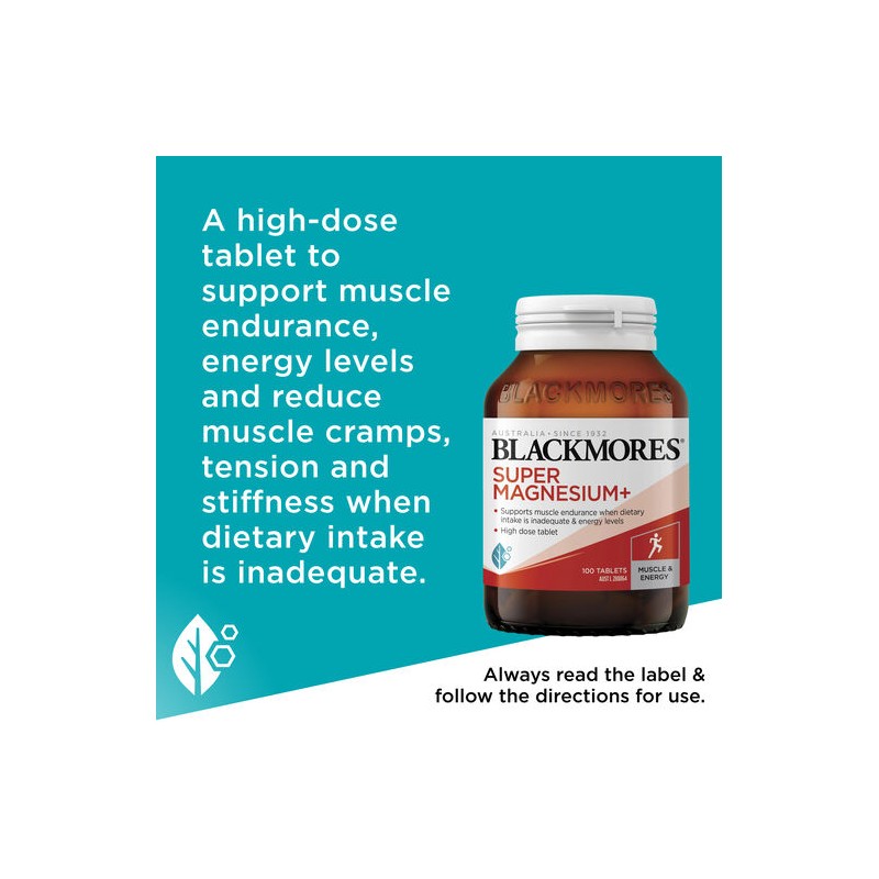 Blackmores Super Magnesium Plus 100 Tablets