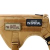 2 Pcs Dog Patches,Dad Says I'm Special Tactical Patch, Funny