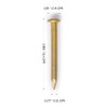Hardware Philosophy "Pure" Brass Nails, 0.8 Inch, Bag of 100
