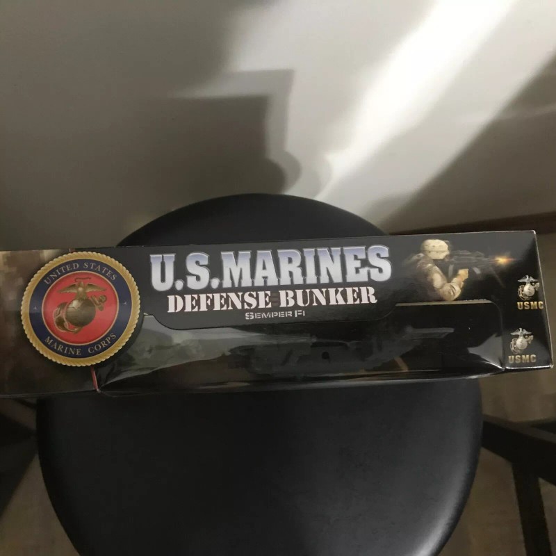 Excite U.S. Marines Defense Bunker Play Set Action Figure Gear