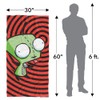 LOGOVISION Invader Zim Beach Towel, 30"x60", Invader Zim Gir Spiral