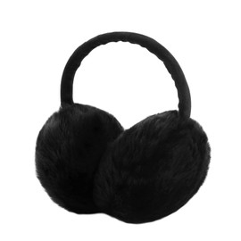 SEYUFN Earmuffs for Women Warm Adjustable with Beautiful Bow Winter Full Mode Classic Earmuffs, A-Black