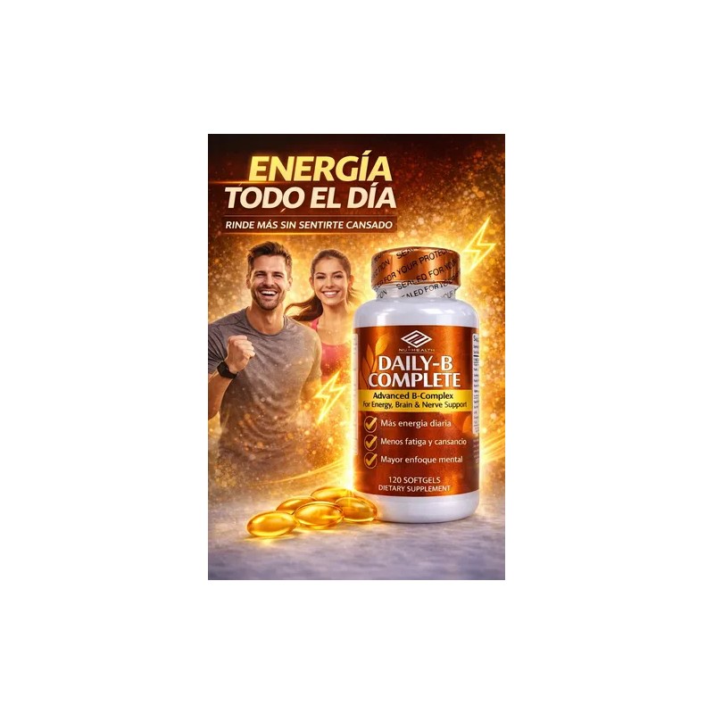 Complejo B Vit. B1 B6 B12 Energía Metabolismo Antiestrés 120