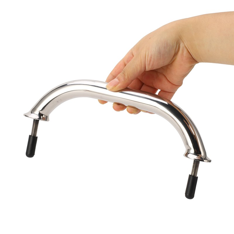 8in Boat Handrail 316 Stainless Steel Rust Proof Bright Polished