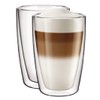 Aqualogis Double Walled Thermal Glass Cappuccino Latte Venice 2 Pack