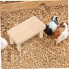 BESPORTBLE Natural Wood Hamster Platform Wooden Playground for Small Pets