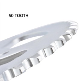 Mini Bike Sprocket 420 Chain 50T Go Kart Rear Sprocket 40mm Bore Compatible with Coleman BT200X CT200U CT200U-EX Baja Warrior Heat Massimo MB165 MB200 196cc 6.5hp (50T)