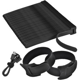 KOLZEMV Pack of 50 Velcro Cable Ties, Cable Ties, Perfect Cable Management with the Cable Tie, Resealable, Velcro Straps Extendible, Cable Ties Removable and Reusable, 150 mm