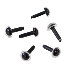 Nippon Chuko MOL-2205-5 Crystal Eye, 0.2 inch (6 mm), Clear, 6 Pieces x 5 Bags