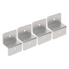 4 Sets Solar Panel Z Bracket Aluminium Alloy Installation Accessory