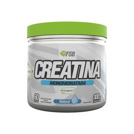 FSB Creatina Monohidratada Creapure® 100% Pura – Sin Sabor, Alta Pureza Alemana, Sin Rellenos, Porta Scoop Integrado