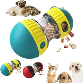 ZYJXLY Juguetes Interactivos para Perros,Juguetes educativos duraderos para Perros, Juguete dispensador de alimentación para Perros pequeños y medianos， para alimentación Lenta (Verde)