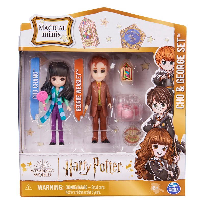 Wizarding World: Mini Figuras Mágicas - Cho y George