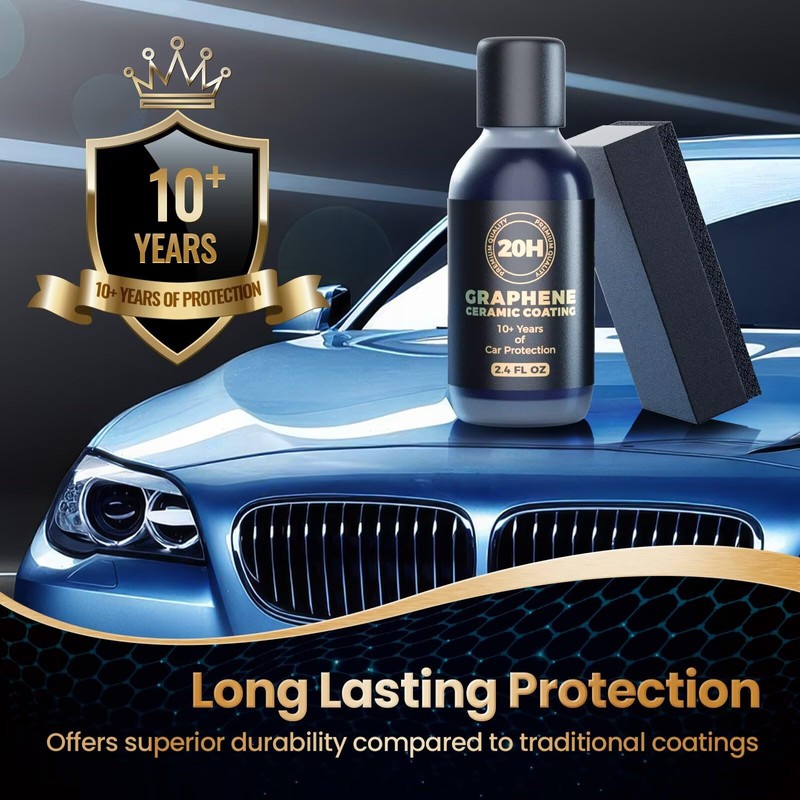20H Nano Graphene Ceramic Coating for Cars, UV Tracing, 70