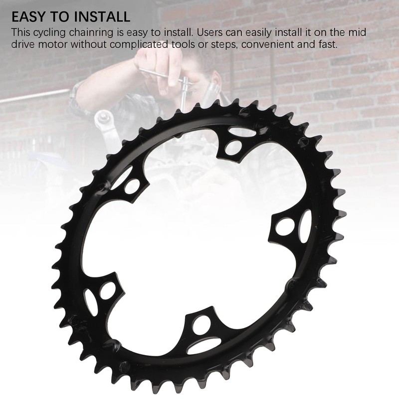 Cycling Chainwheel 42T Steel Thickened Low Noise Cycling Chainring for
