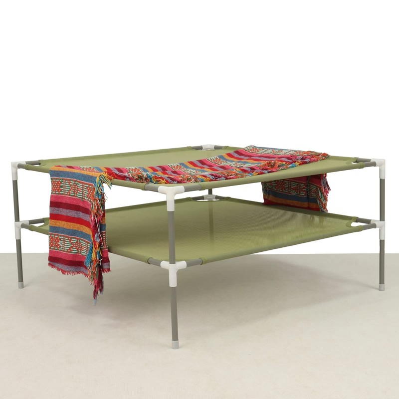 RURAL GROW Sweater Drying Rack,6-Layer Flat DryingRack Stackable, Mesh Fabric