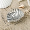 FRUZJAY Shell Hair Clips for Thick Thin Hair, Silver Metal