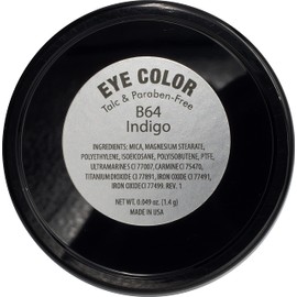 Pure Ziva Indigo Denim Navy Blue Purple Violet Opaque Pressed Powder Single Vegan Eyeshadow; Talc, Paraben & Cruelty Free