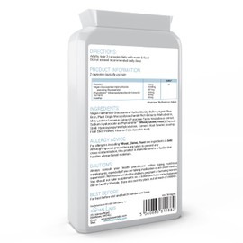 Vegan Glucosamine & Phytodroitin™ 90 Capsules - with Plant Based Chondroitin, Turmeric, Rosehip and Vitamin C to Promote The Health of Cartilage and Bones - UK Made