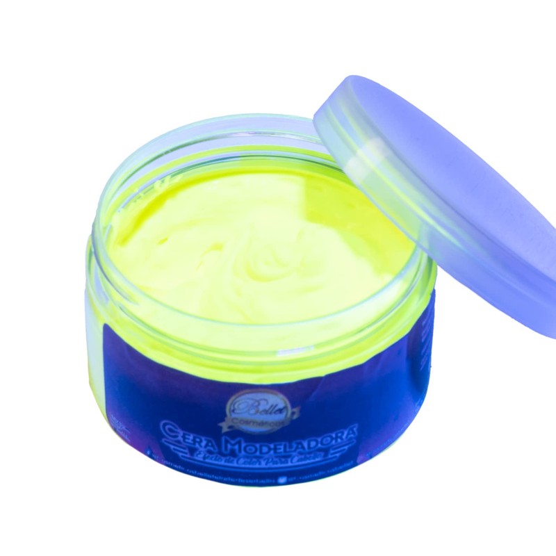 Bellet Cera Modeladora para Cabello con Color Amarillo Neón, 120