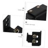 Gadpiparty 2pcs Sliding Closet Door Guides Floor Stopper Hardware for