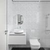 CHIHUT 12''x12'' White 3D Marble Peel and Stick Backsplash Tiles