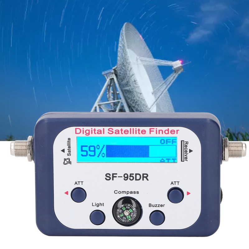 Digital Satellite Signal Finder 950‑2150MHz LCD Display Backlit Portable Satellite