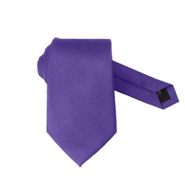 Black Tie, Ties for Men, Tie, Black Tie, Men's Ties, Mourning Ties, Nylon Ties, Men's Ties, Modern Tie, Adjustable, Slim, Elegant, Wedding, Office, Festive, purple