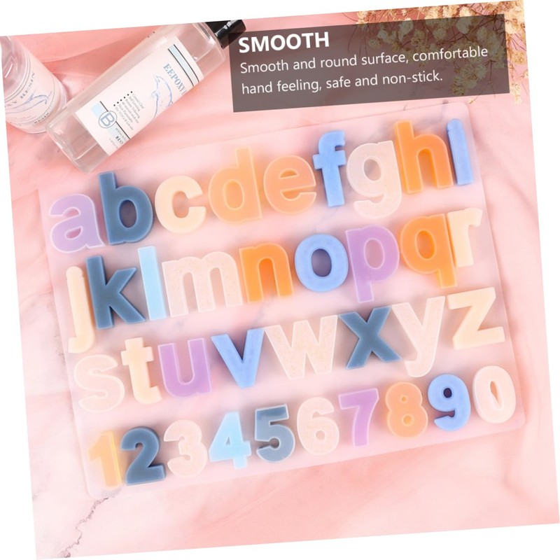 NOLITOY Alphanumeric Stencil Set Numbers Letters Mold for DIY Jewelry