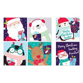 Christmas Cards - 30 Kids School Pack - Cute Characters
