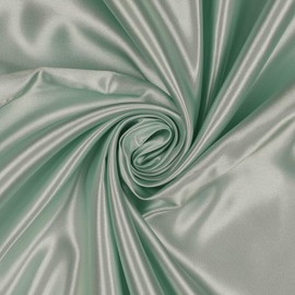 Mondo Tessuti Plain Soft Satin Panel 100cm x 150cm (Aqua)