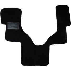 Custom Fit One-Piece Front Carpet Floor Mat for 20026-2025 Ford E-Series RV (E-350 & E-450 Chassis) – Black 20oz Nylon Carpet with Heel Pad, Serge Edges, Non-Slip Backing, Made in USA – Black