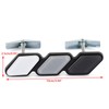 Artudatech Tri-color 3 Grille Badge Emblem for Toyota Tacoma 4Runner