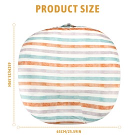 TANOFAR Newborn Lounger Cover 1 Pack, Baby Lounger Pillow Covers for Girls Boys, Removable Cover for Infant Lounger Pillow Cover, Comfortable, Line Theme