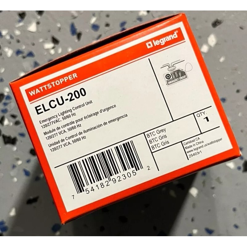 Wattstopper ELCU-200 Emergency Lighting Control Unit 120/277VAC