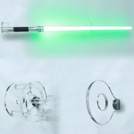ERMMZHZW Light Saber Wall Mount Light Saber Wall Mount Holder Acrylic Lightsaber Display Stand Lightsaber Placement Display (Transparent 1 pack)