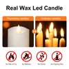 milysoek 1PCS, 3 x 5 inches Flameless Candle with Remote