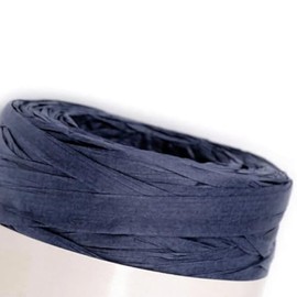 cyclingcolors 1x Raffiabast Raffia Papierschnur 5-8 mm 100 m für Geschenkverpackung Weihnachten Hochzeit Geburtstag Bastelprojekten Dekorieren Weben Gärtnern, Dunkelblau