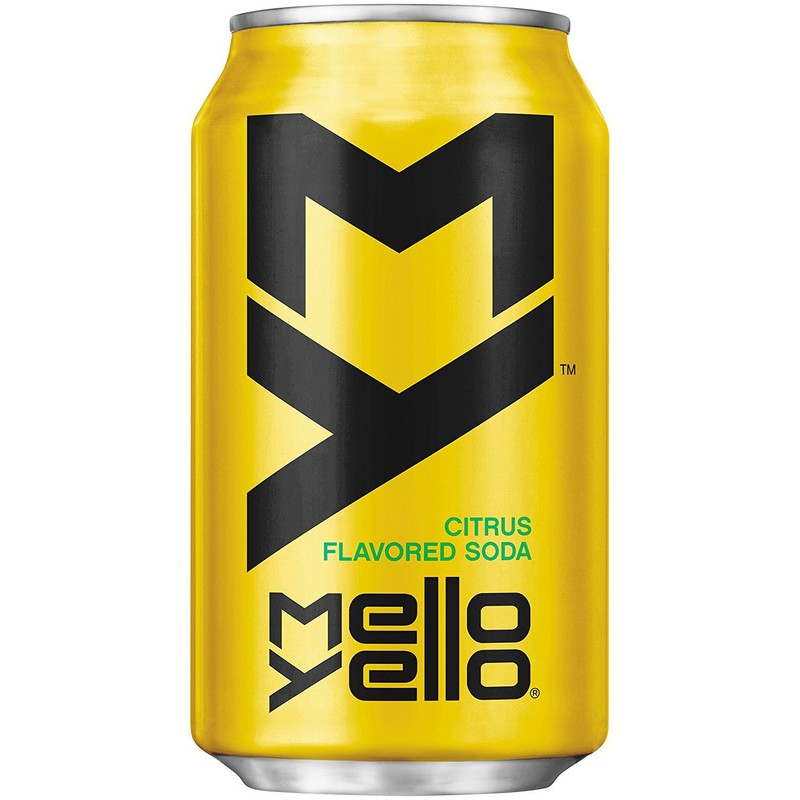 Mello Yello Soda Citrus, 12oz Can (Pack of 12, Total