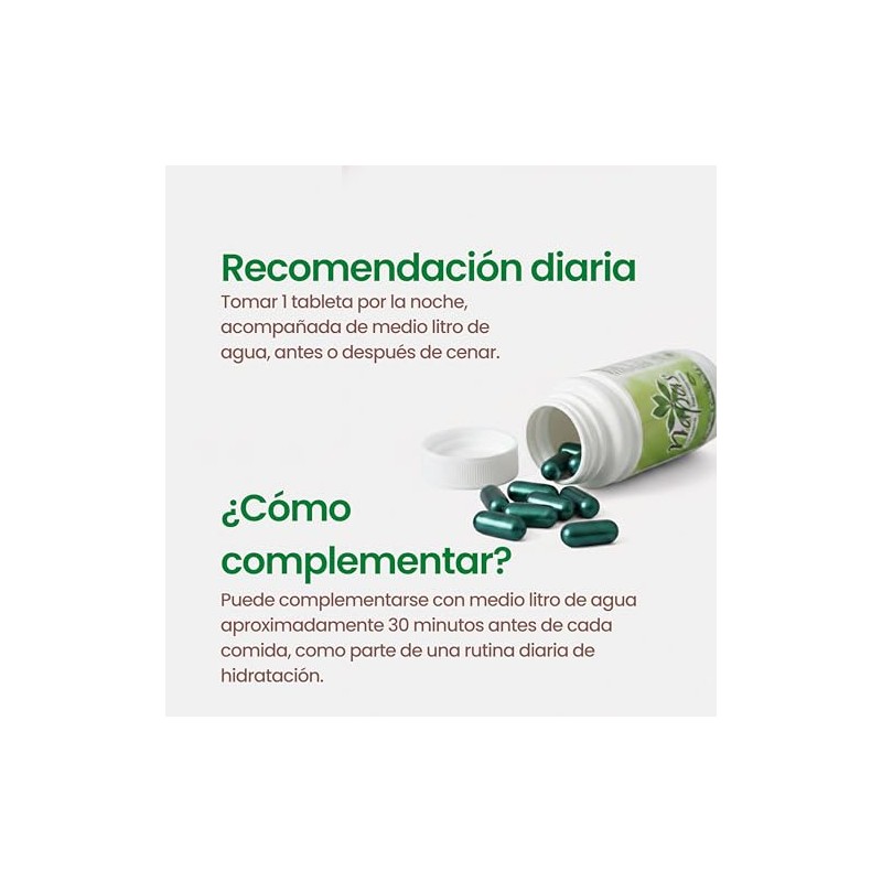 Napas Suplemento Alimenticio Origen Natural Apoyo Bienestar Digestivo Metabólico Complemento