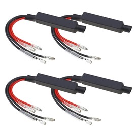 ECSiNG 4PCS 12V 21W 26? Motorcycle LED Turn Signal Indicator Load Resistor Flash Blinker Fix Error Motorcycle Replacement Accessories