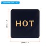 PATIKIL 2 Pairs / 4 Pieces Self Stick Hot/Cold Water