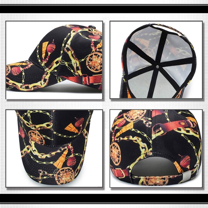 White Fang CA354 Men's Hat, Cap, Casual, 3D Graphic, Stylish,