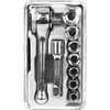 E-Value ETS-209 Socket Wrench Set of 9 Pieces (1/4") Drive