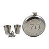 Happy 70th Birthday Flask Gift Set